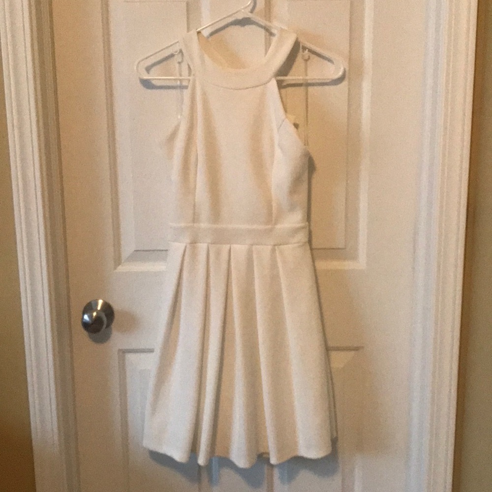 white dress